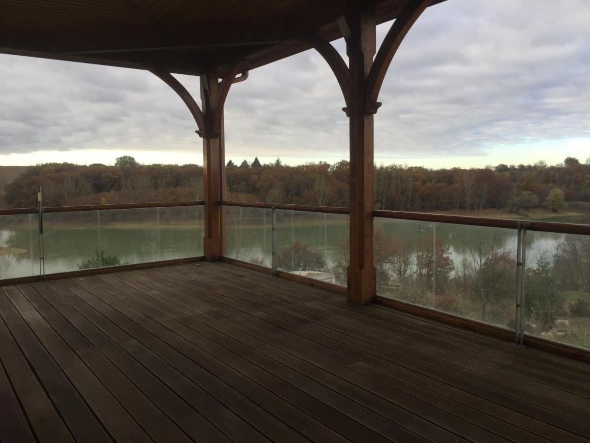 La Decouverte, Jacuzzi, Sauna, Et Terrasse Avec Vue Sur Lac A La Campagne Entre Toulouse Et Auch Βίλα Catonvielle Εξωτερικό φωτογραφία