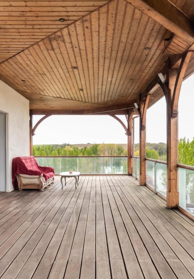 La Decouverte, Jacuzzi, Sauna, Et Terrasse Avec Vue Sur Lac A La Campagne Entre Toulouse Et Auch Βίλα Catonvielle Εξωτερικό φωτογραφία